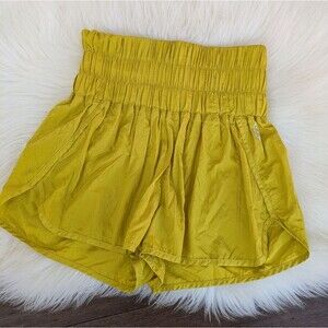 Free People Movement Way Home‎ Shorts Pomelo Yellow FP Movement S Small